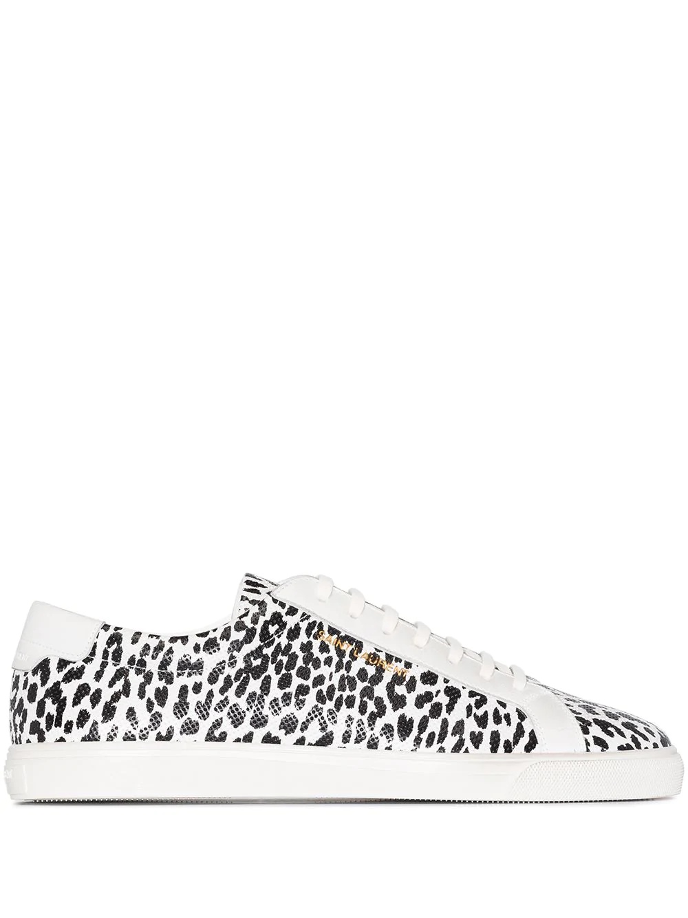 Andy leopard-print low-top sneakers - 1