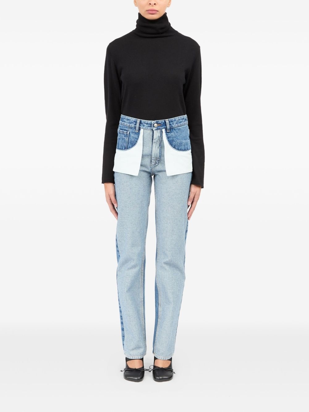 inside-out seams jeans - 2
