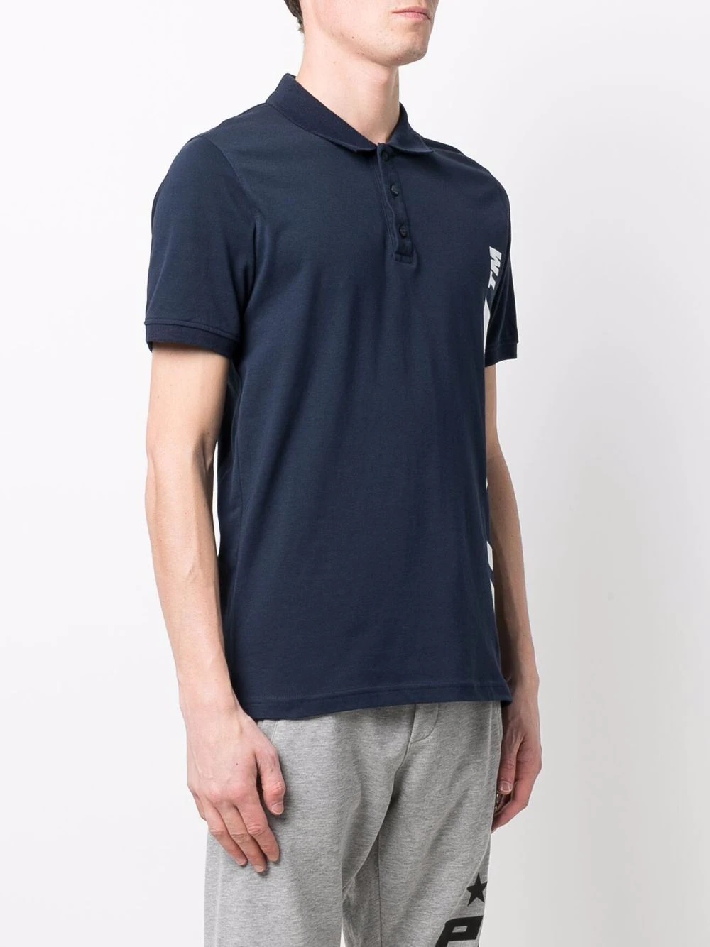 logo short-sleeve polo shirt - 3