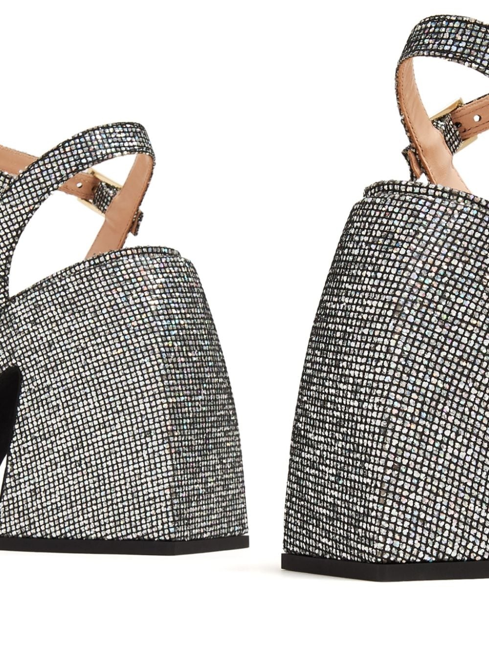 Bulla Chibi 105mm glitter sandals - 2