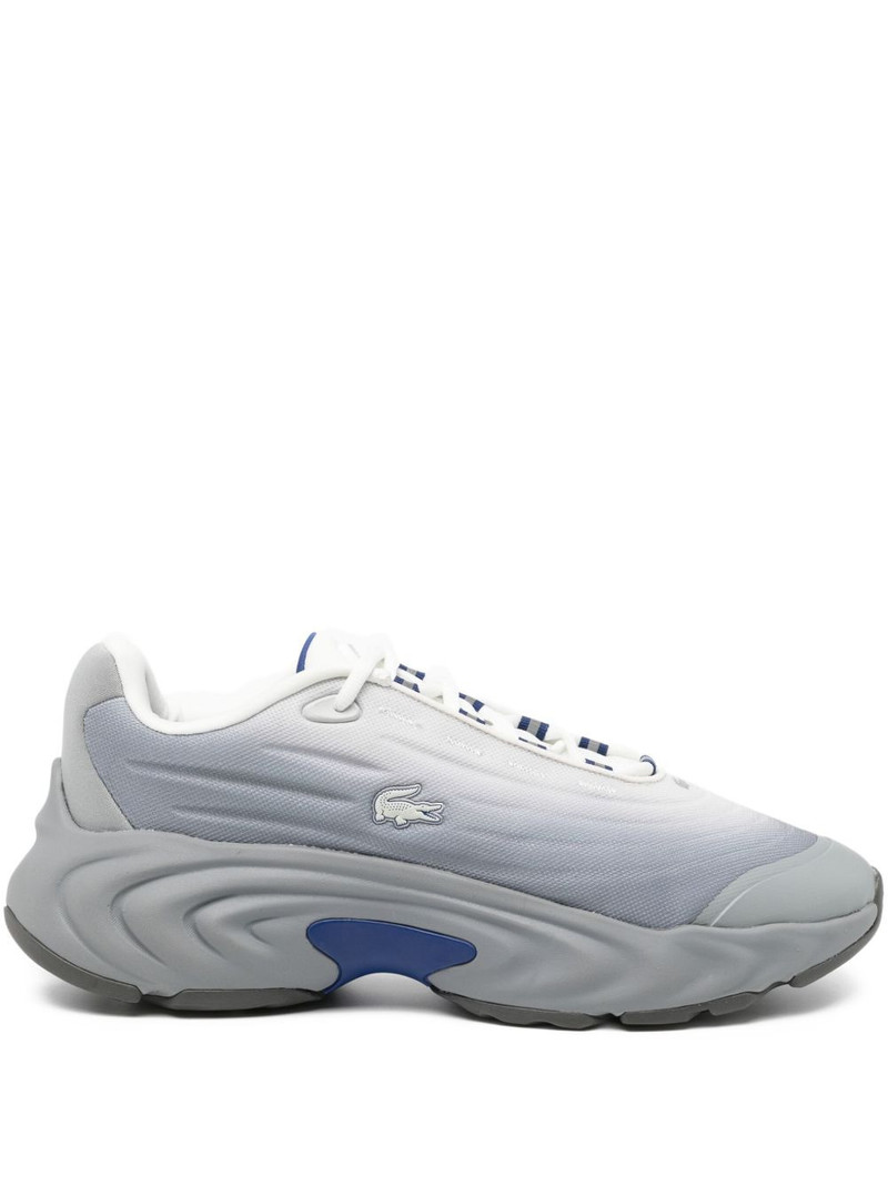 logo-embroidered trainers 1