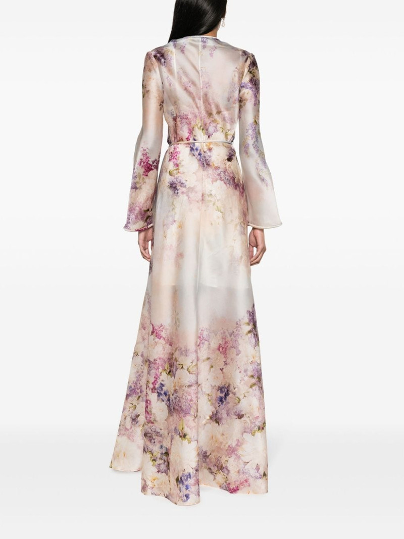 Luminosity floral-print silk dress 4