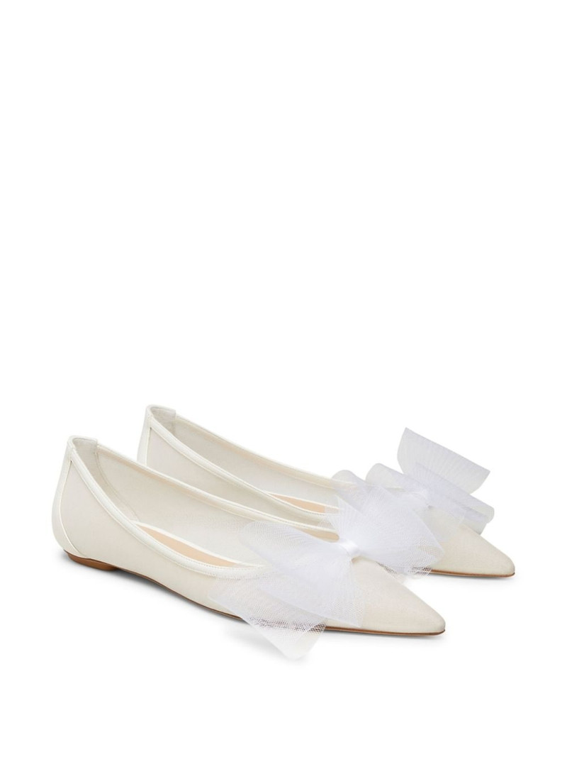 Stuart Weitzman Blushing Bow ballerina shoes outlook