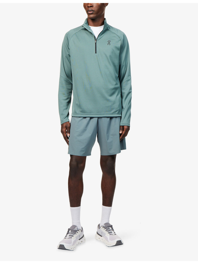 On Climate Logo-Print Stretch-Woven Top outlook