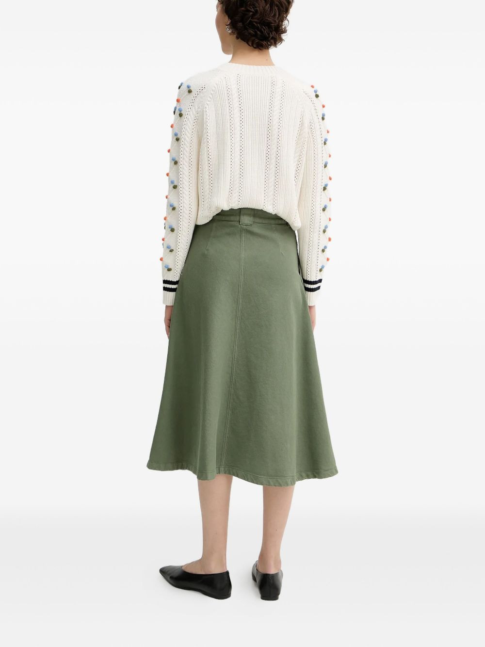 Laurie midi A-line skirt - 3