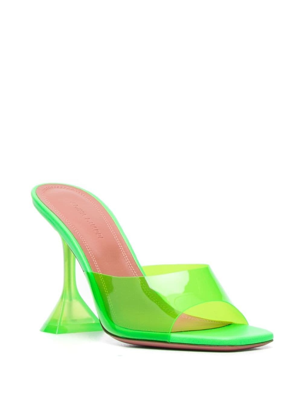 Lupita translucent 110mm mules - 2