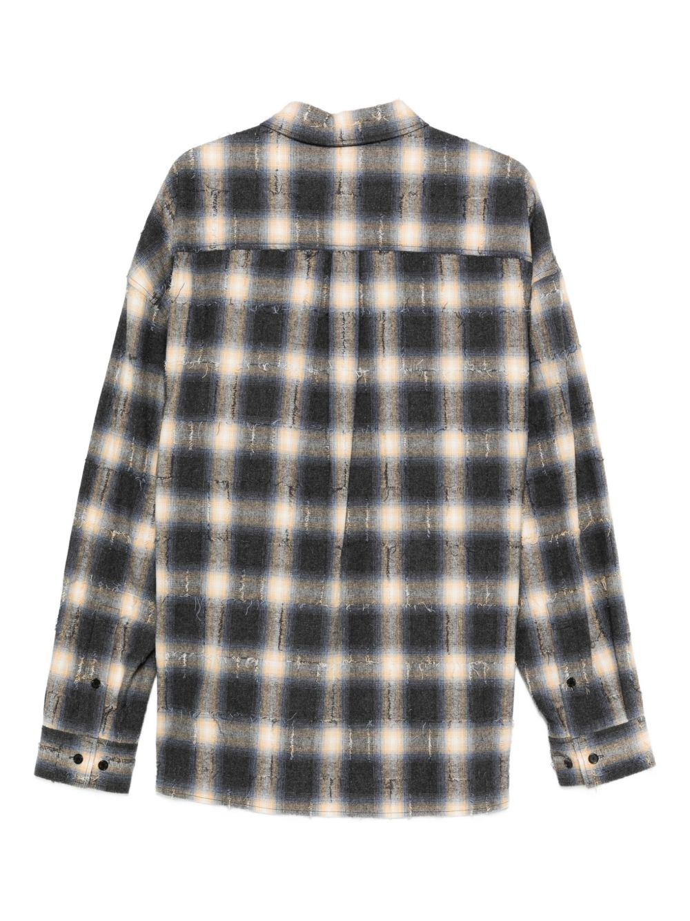 checked cotton shirt - 2