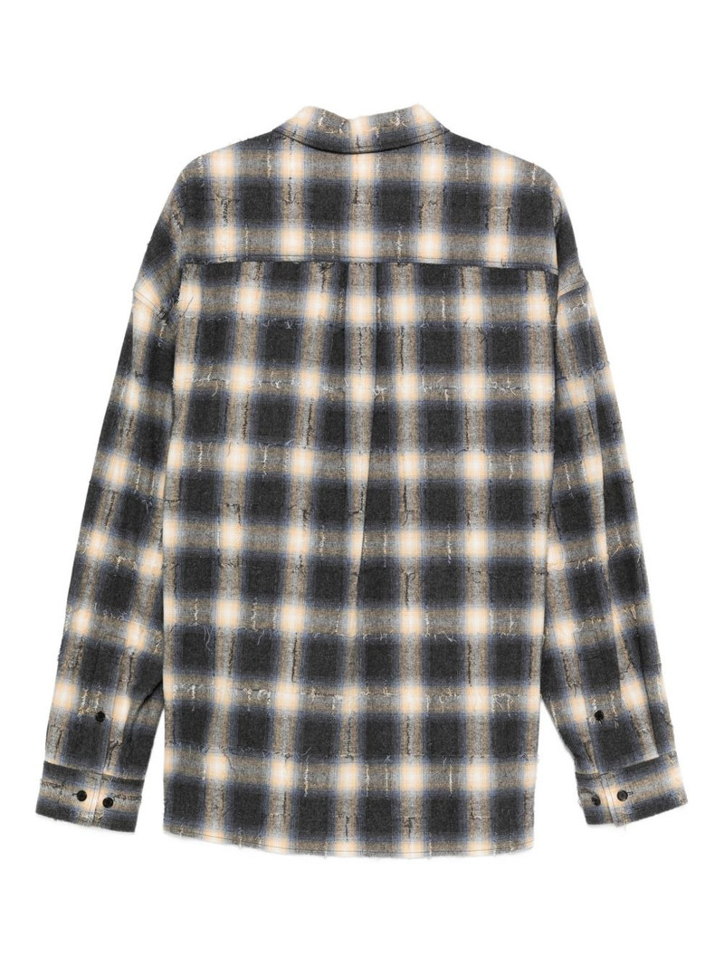 JUUN.J checked cotton shirt outlook