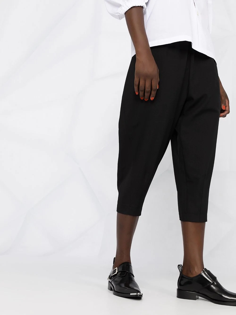 cropped tapered trousers - 3