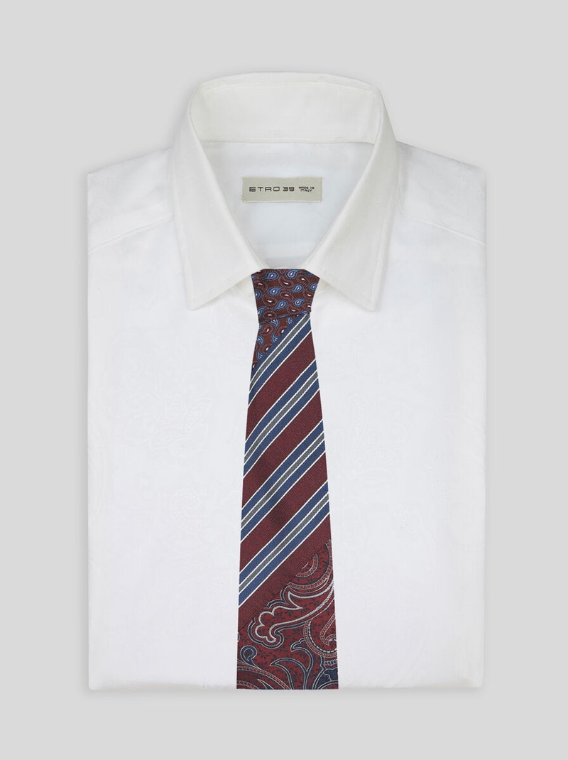 Etro SILK JACQUARD TIE outlook