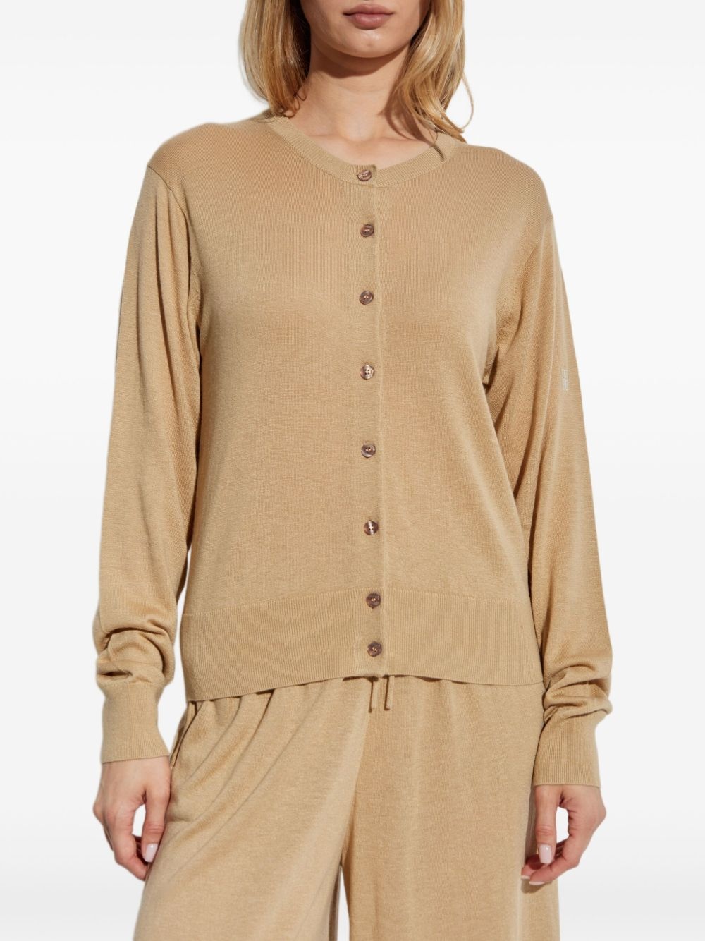 button-front cardigan - 3
