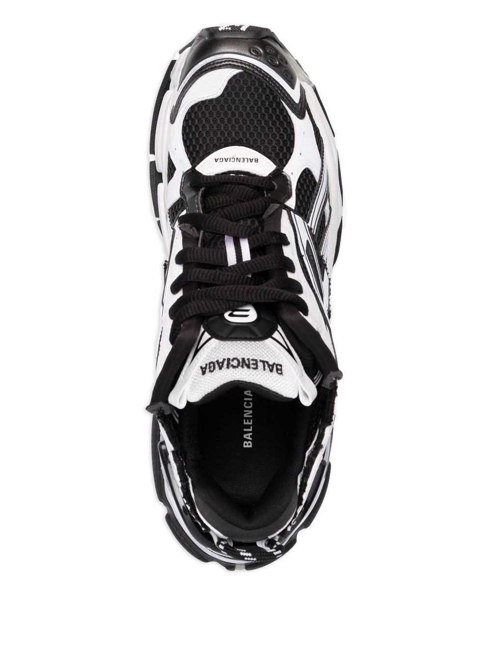Runner two-tone sneakers - 3