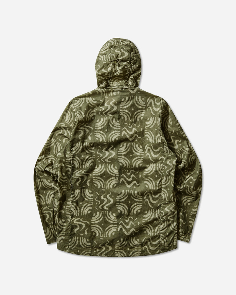 Patagonia Men's Houdini Jacket Sand Waves / Caper Green outlook