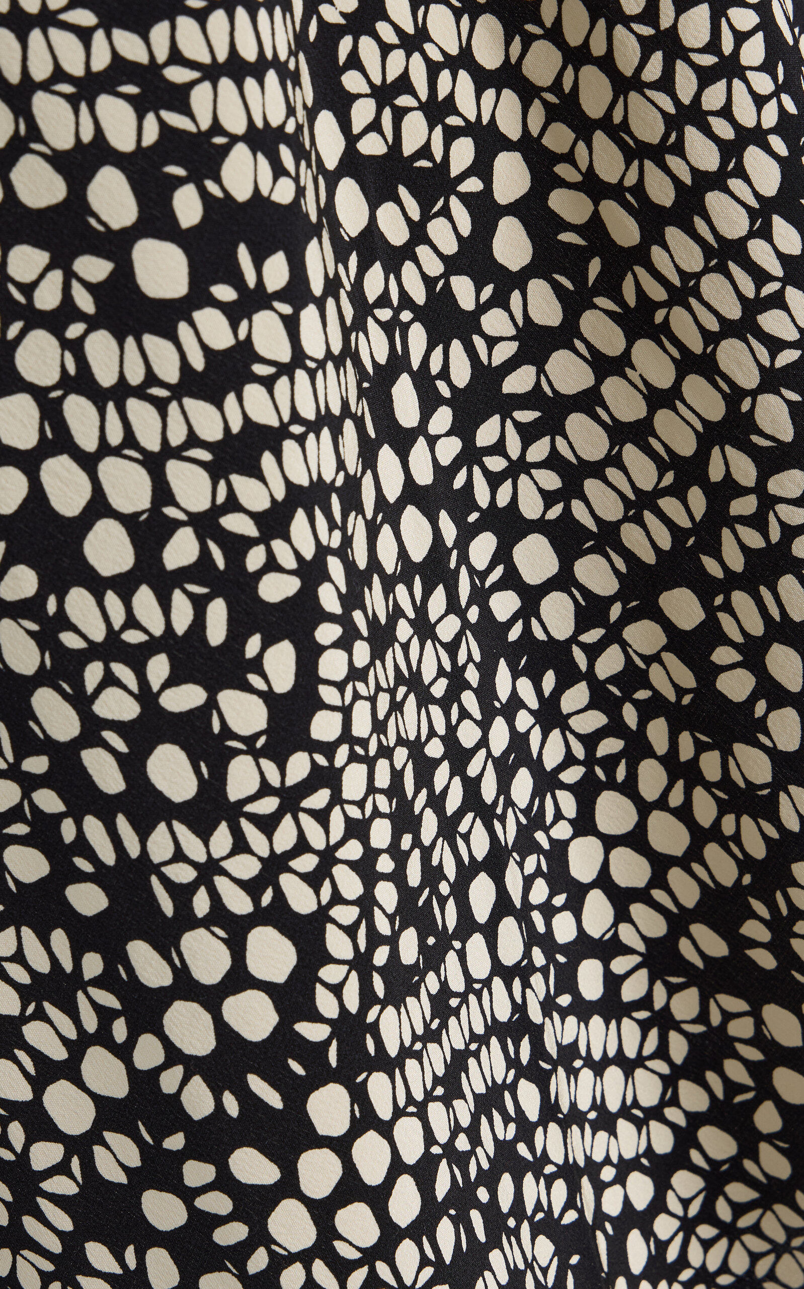 Exclusive Square Silk Mini Slip Dress black/white - 5