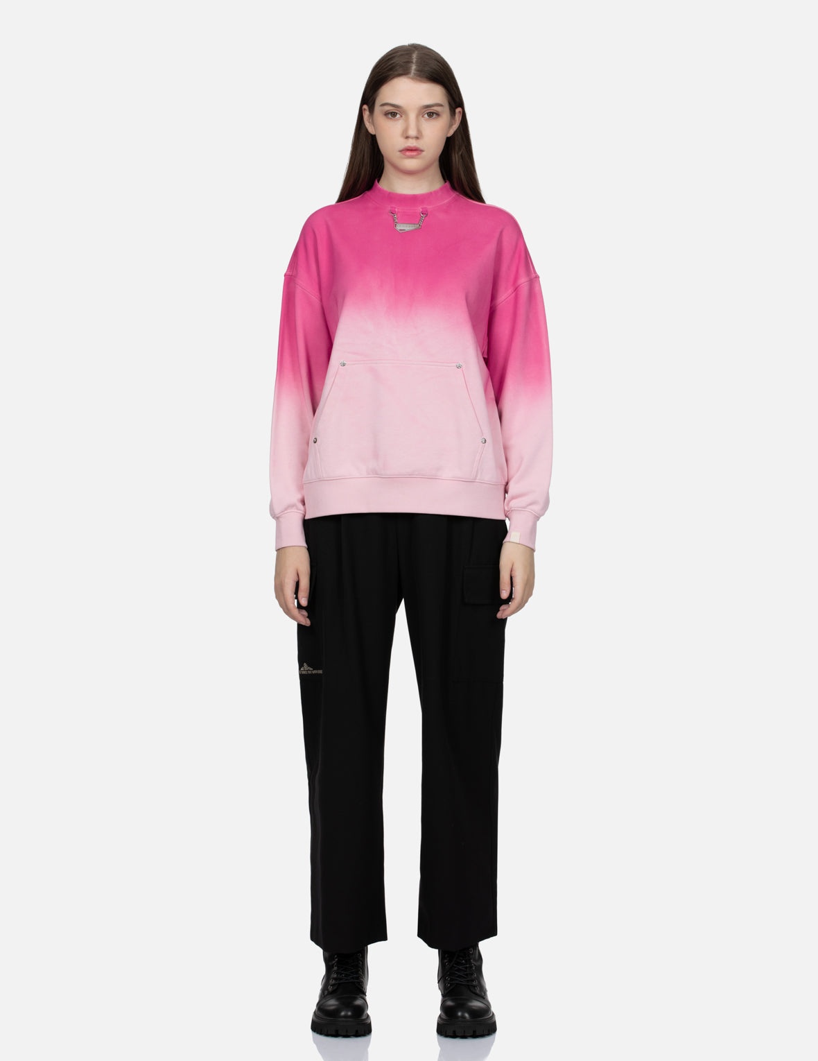 Hand Spray Effect Oversized Sweatshirt - 5