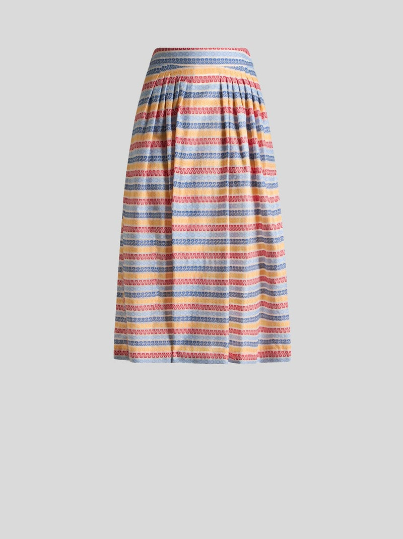 COTTON-BLEND JACQUARD MIDI SKIRT 1