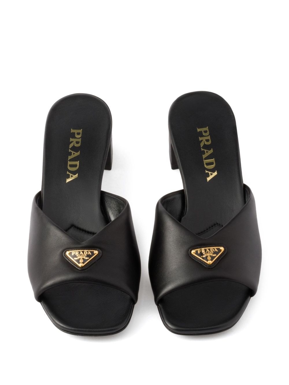 35mm padded leather sandals - 4