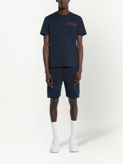 Alexander McQueen logo patch short-sleeve T-shirt outlook