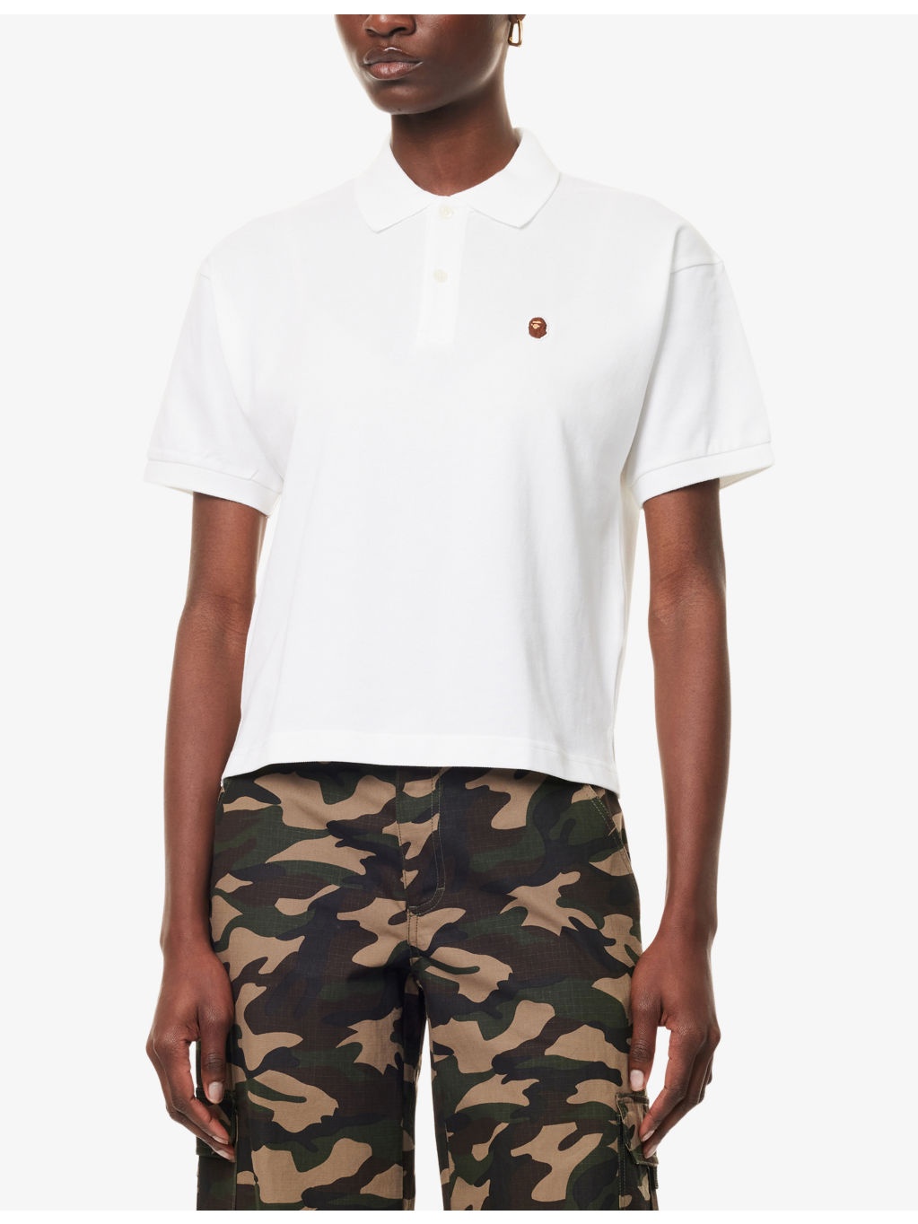 One Point Logo Cotton-Pique Polo Shirt - 3
