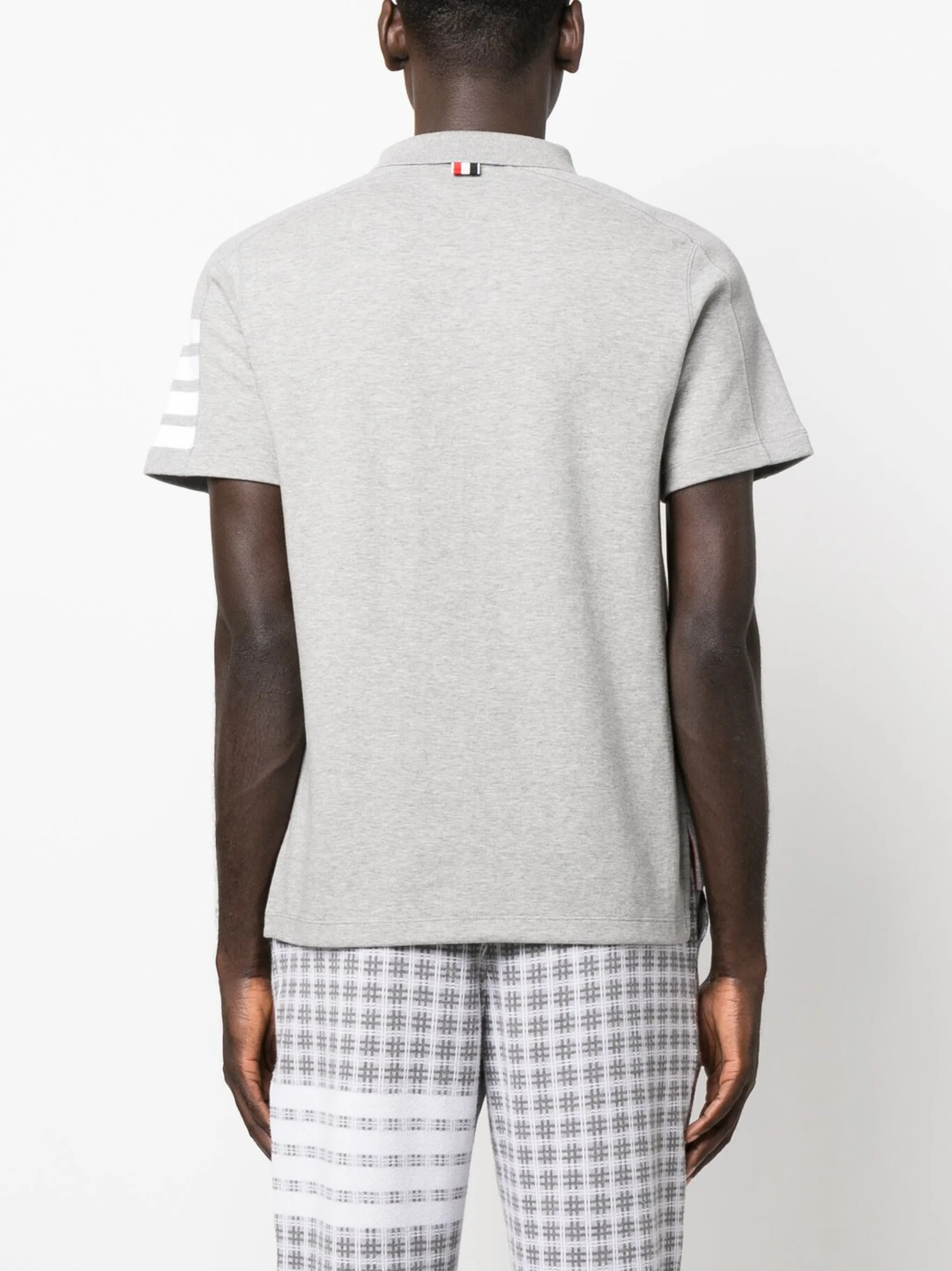 Cotton 4-Bar Short Sleeve Polo - 4