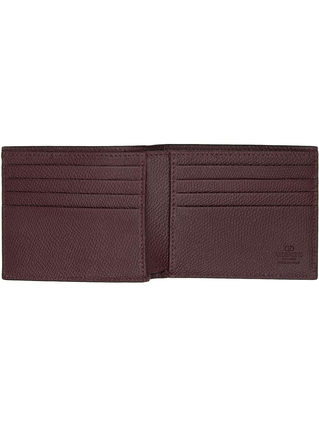 Burgundy VLogo Signature Wallet - 3