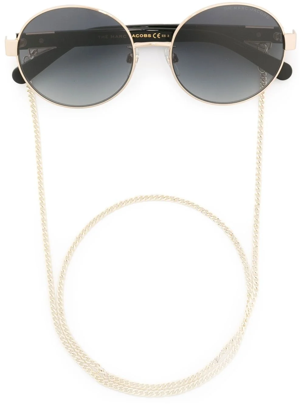 round-frame sunglasses - 1