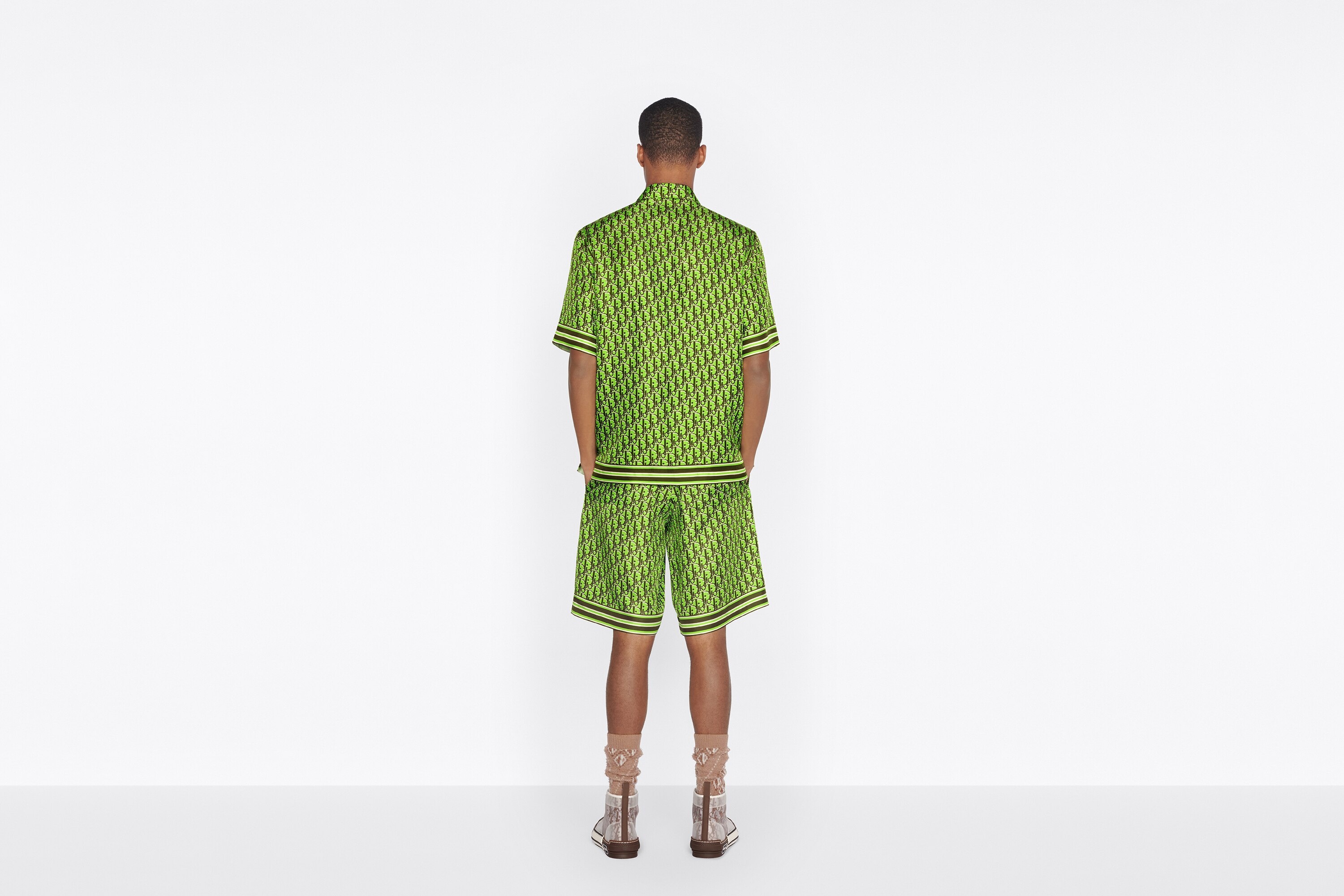 Dior Oblique Pixel Bermuda Shorts - 7