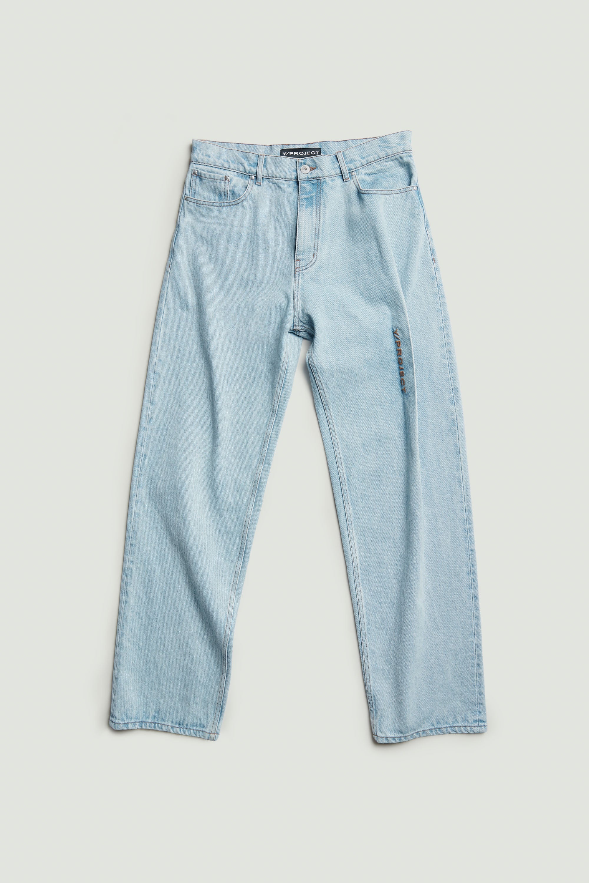 Pinched Logo Jeans - 1
