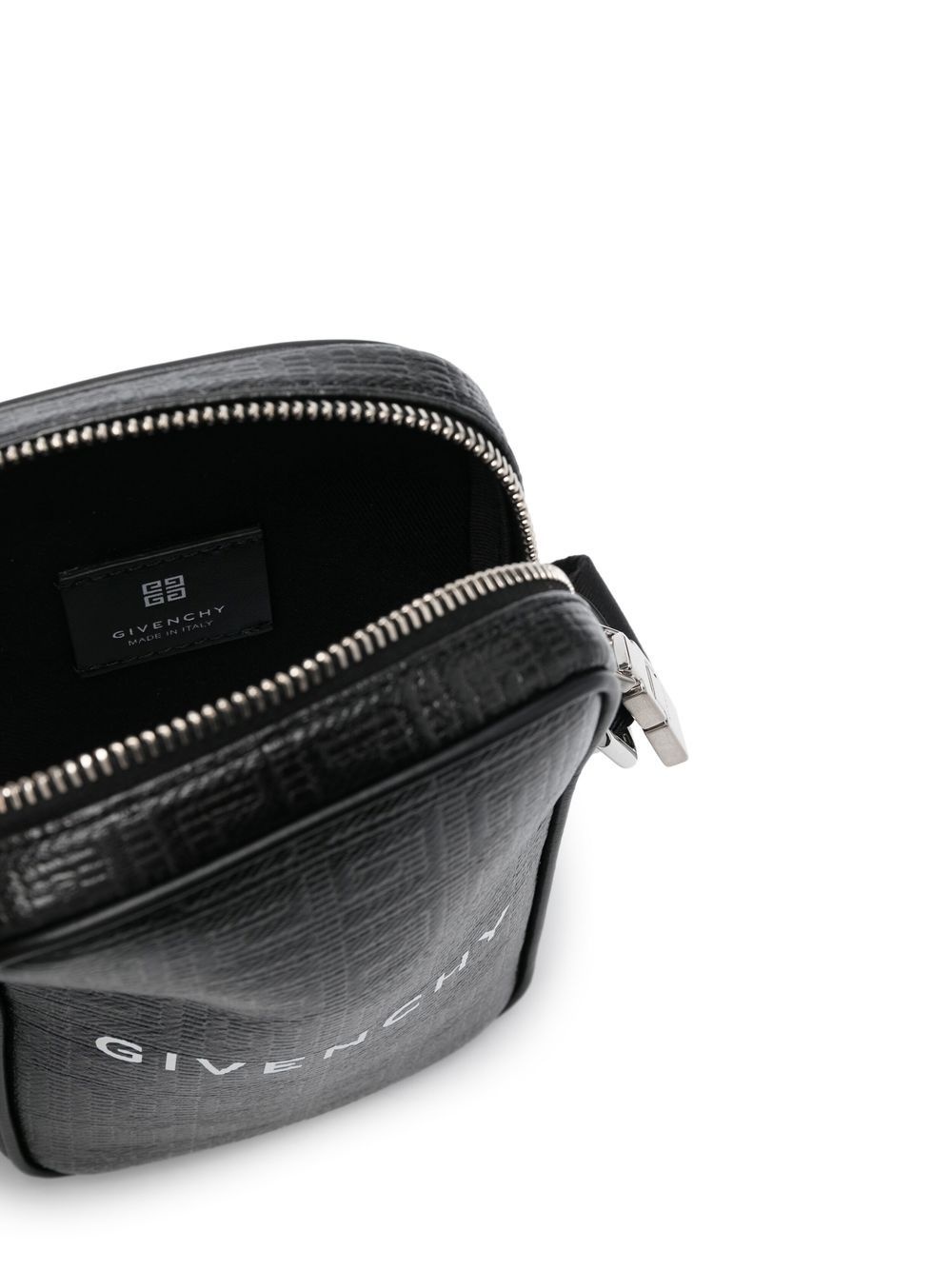 logo-embossed messenger bag - 5