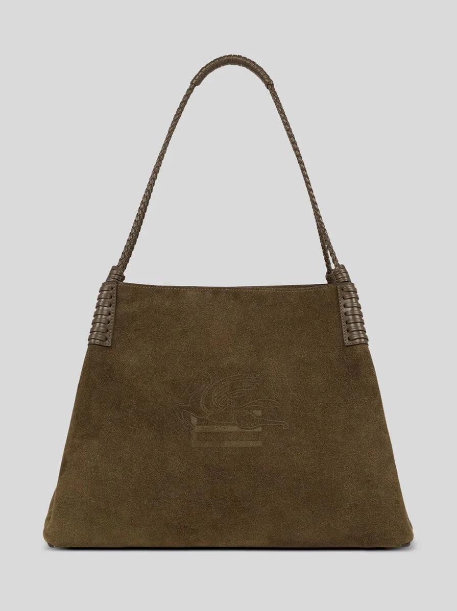LARGE LIBRA TOTE BAG IN SUEDE - 1
