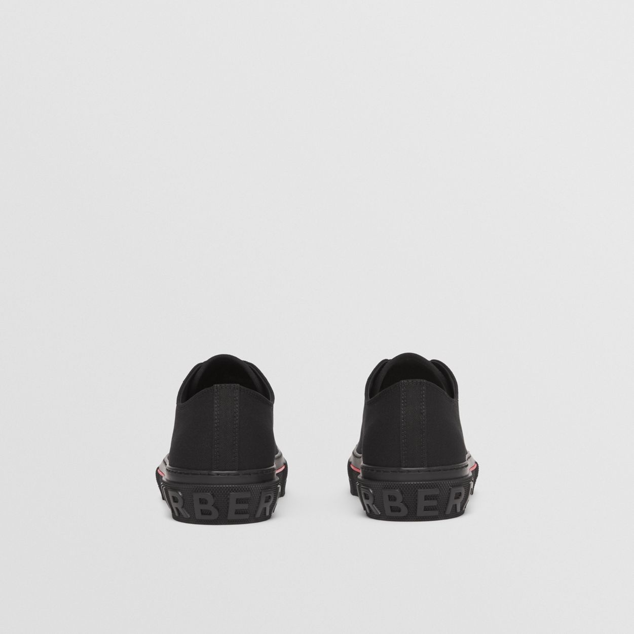 Logo Detail Cotton Sneakers - 5