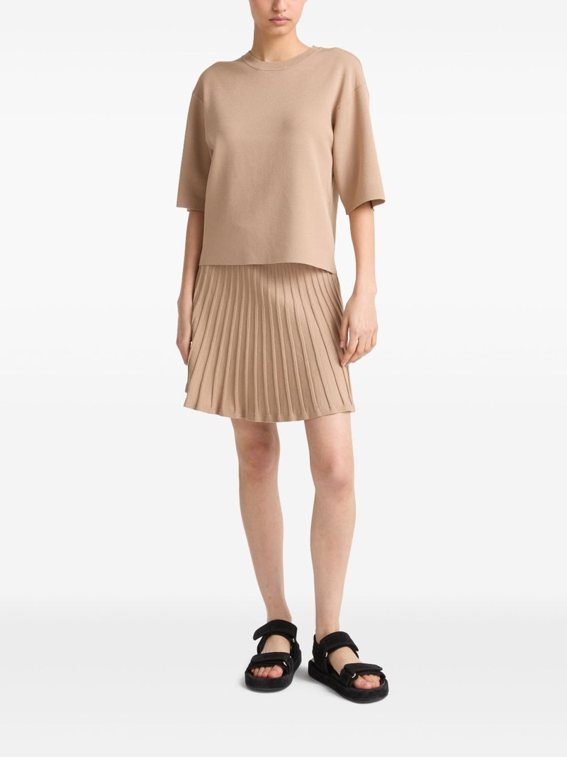 Yves Salomon mini pleated skirt outlook