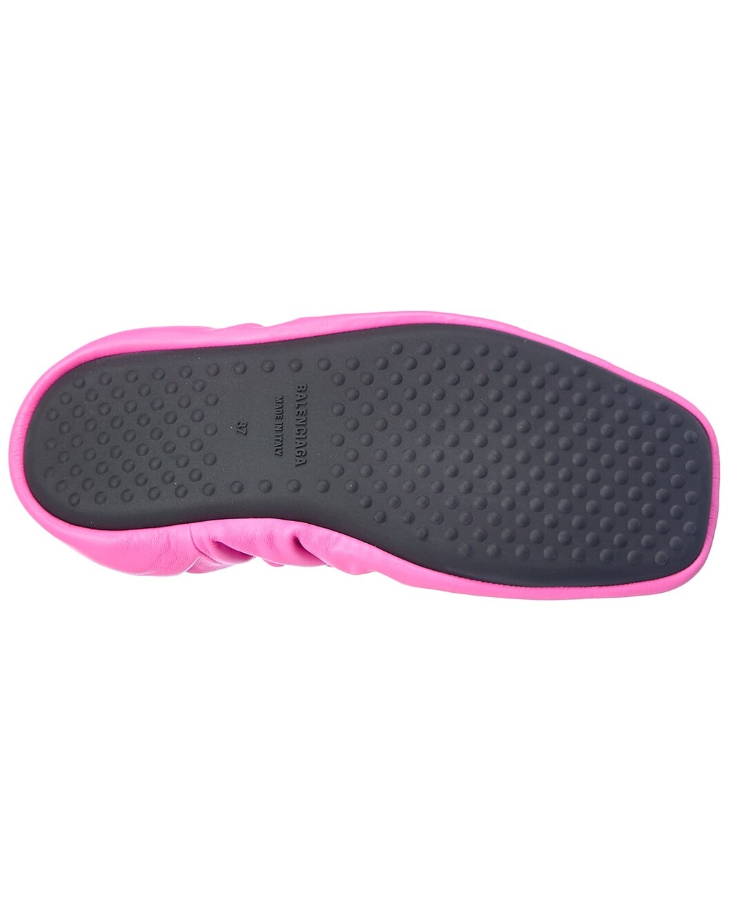 Balenciaga Tug Leather Ballerina Flat - 4