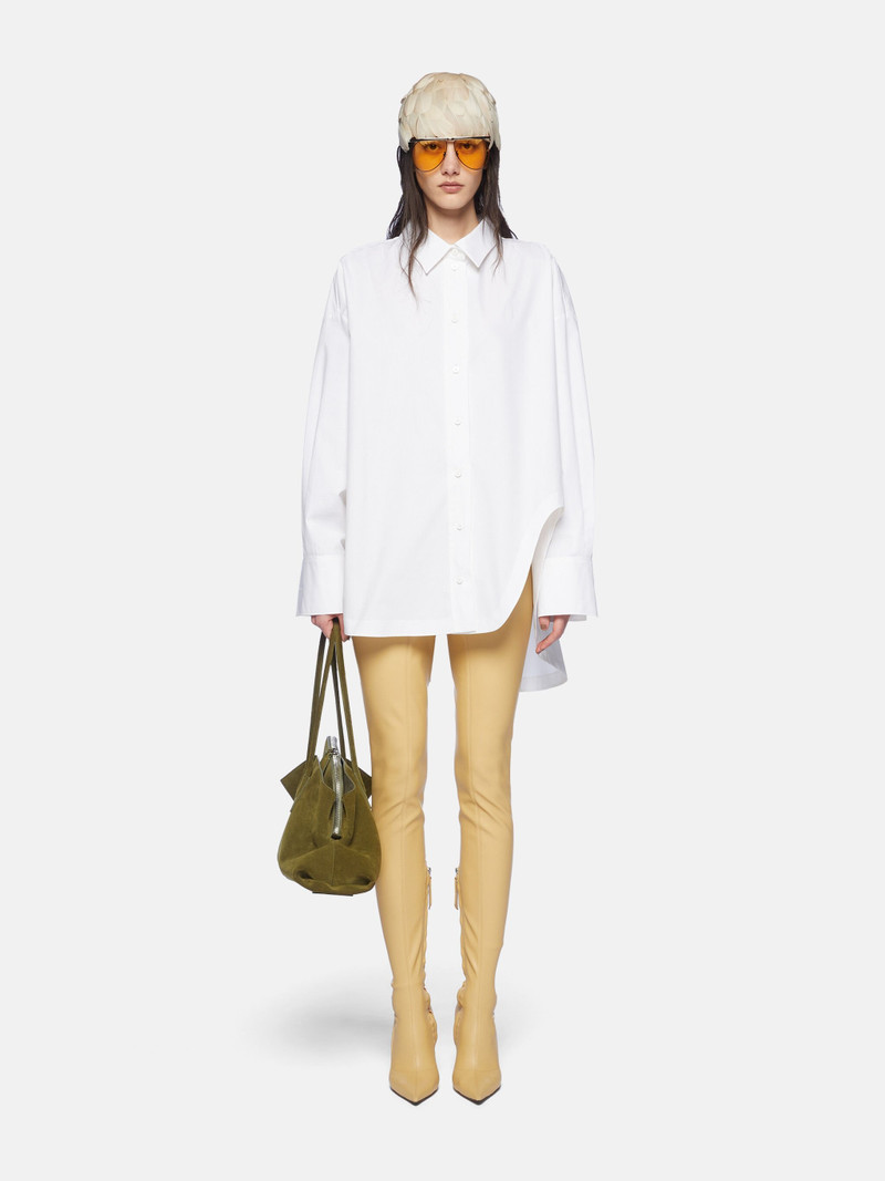 THE ATTICO "DIANA'' WHITE SHIRT JACKET outlook