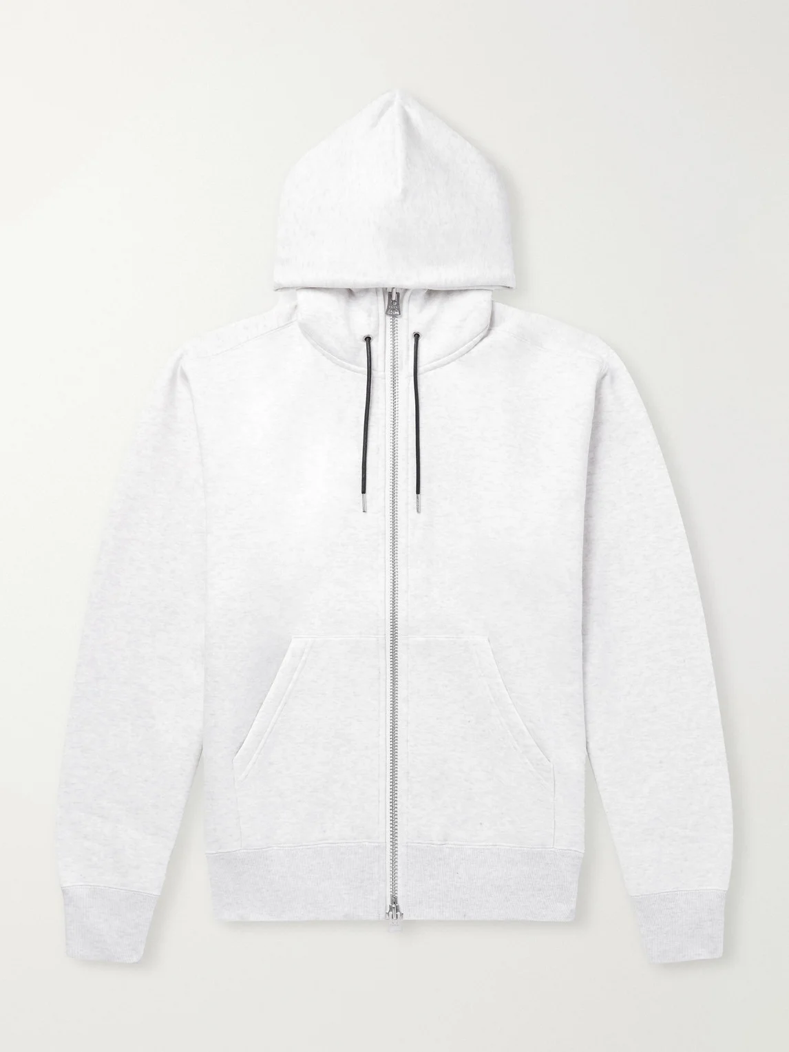 Cotton-Jersey Zip-Up Hoodie - 1