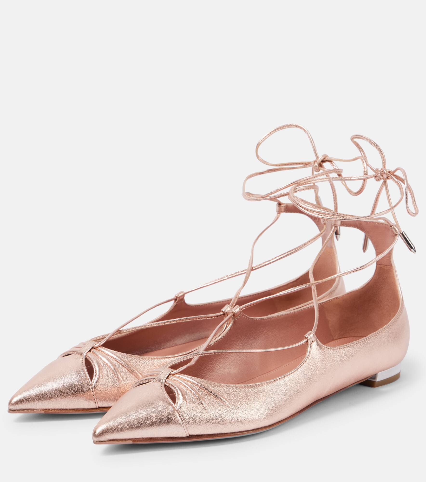 Gabi leather ballet flats - 4