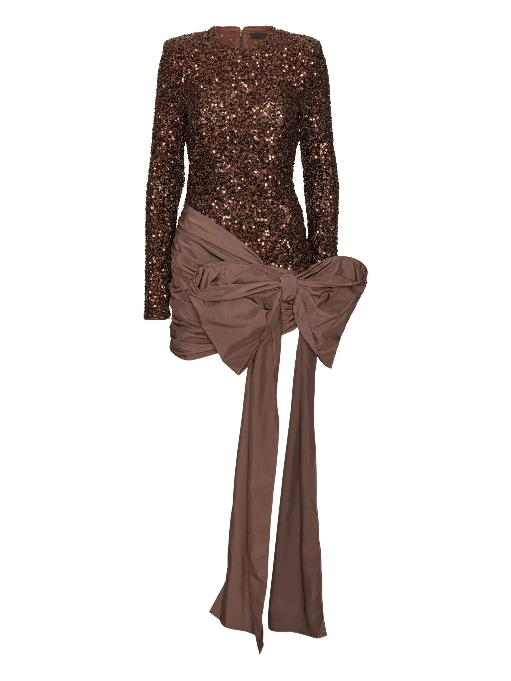 Rotate Sequins-bow Mini Dress - 1