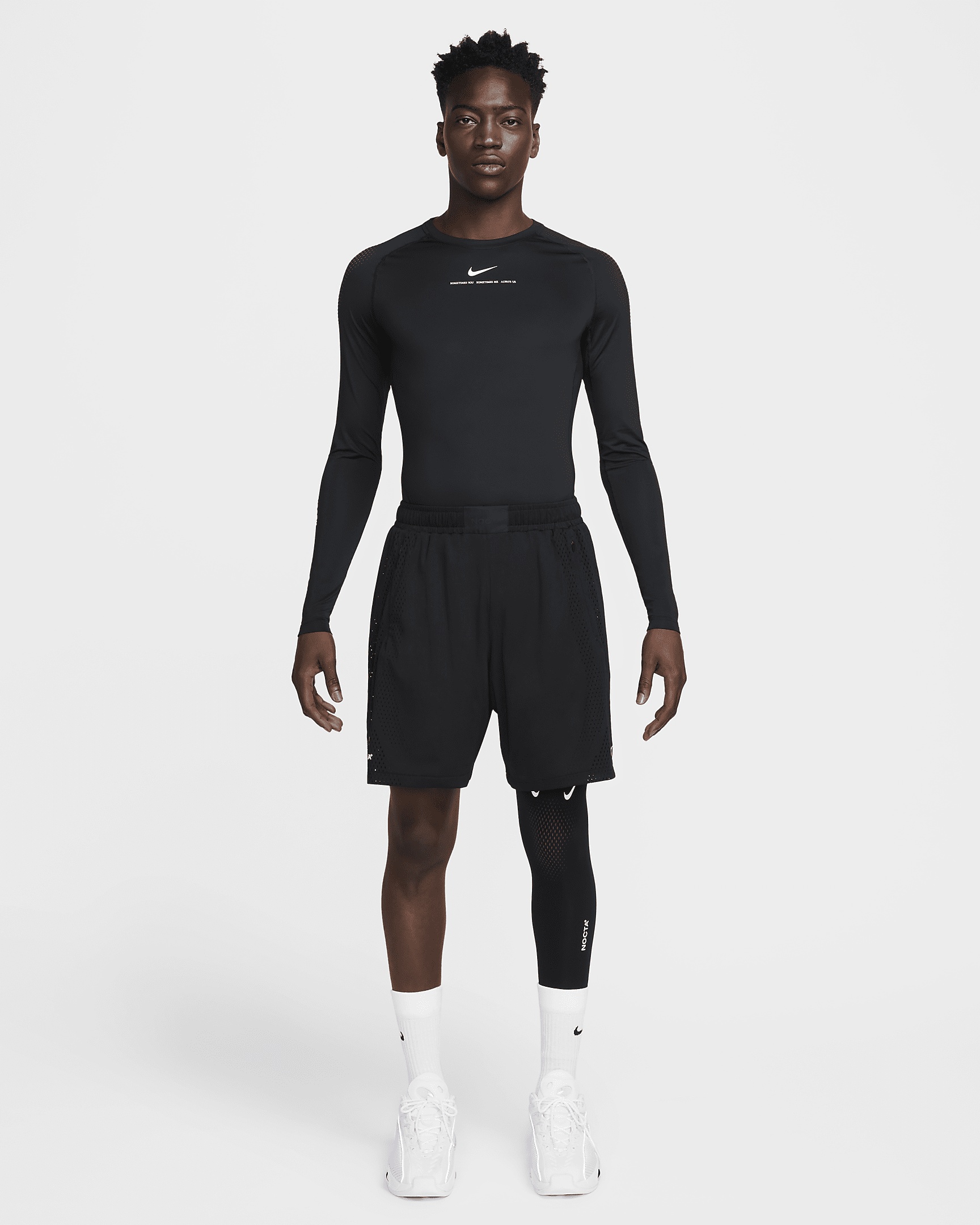 Nike NOCTA Men's Single-Leg Basketball Tights (Left
