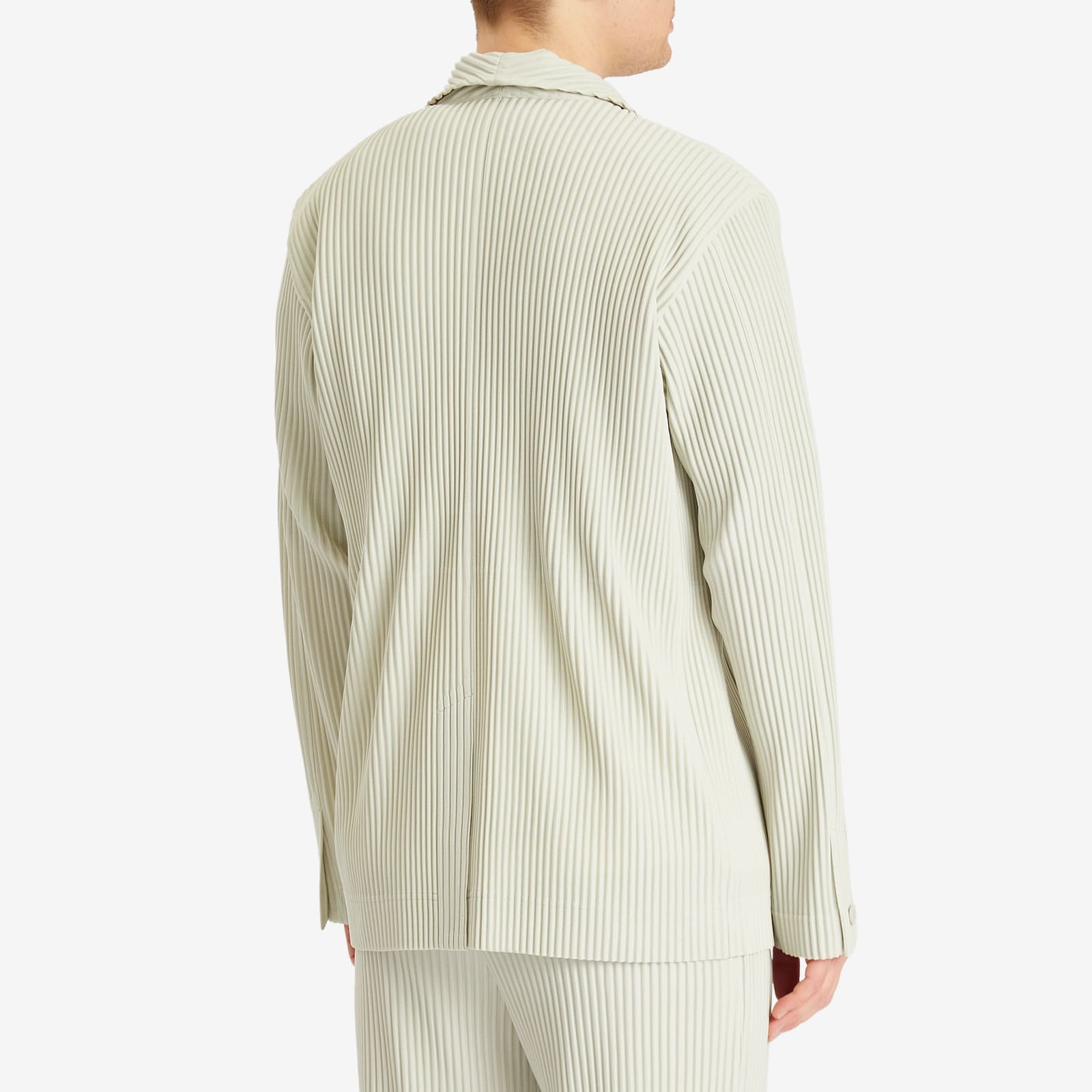 Homme Plissé Issey Miyake Pleated Single Breasted Blazer - 3