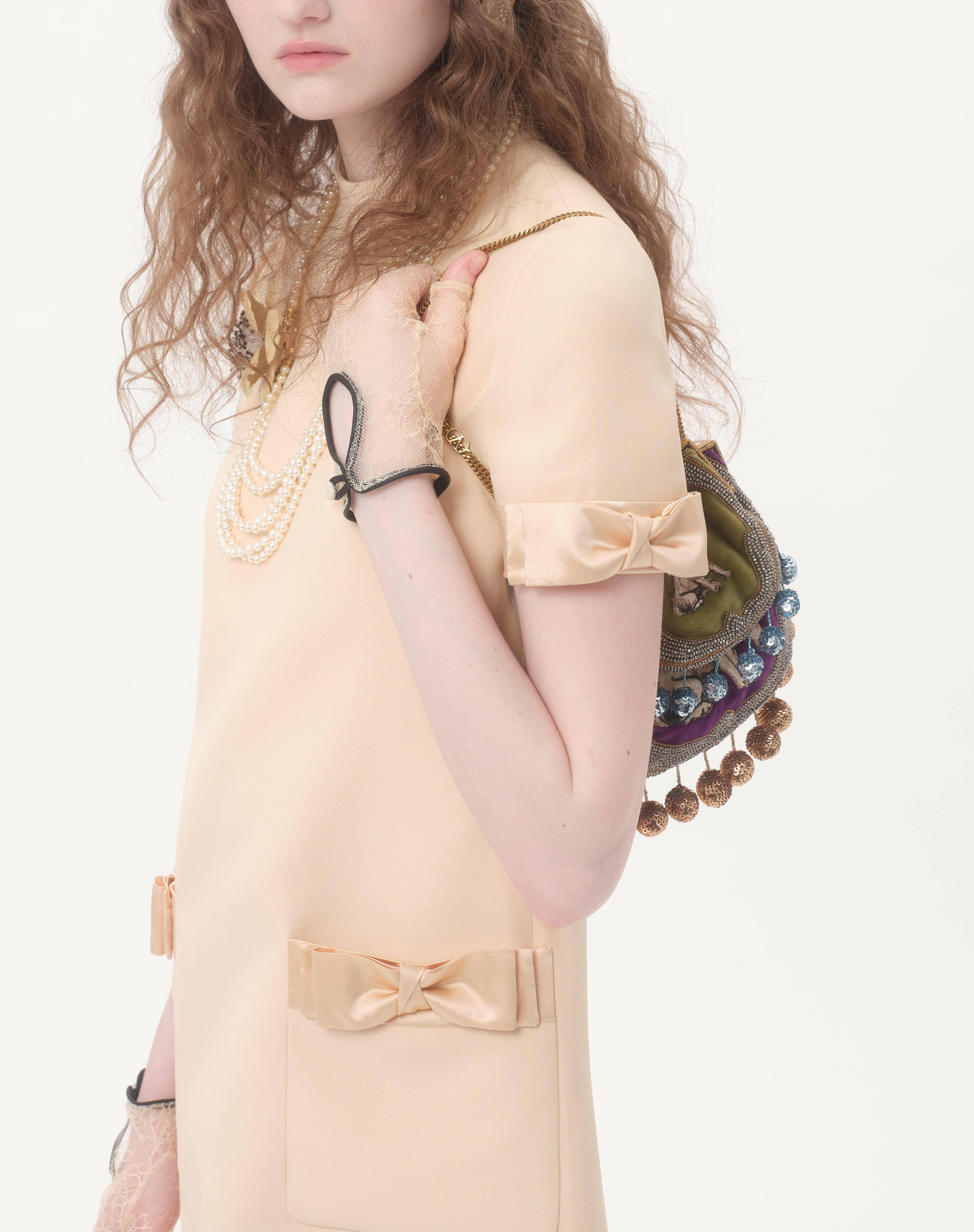 CREPE COUTURE SHORT DRESS - 3