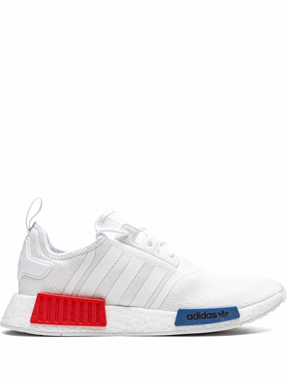 NMD_R1 "White/White/Blue" sneakers - 1