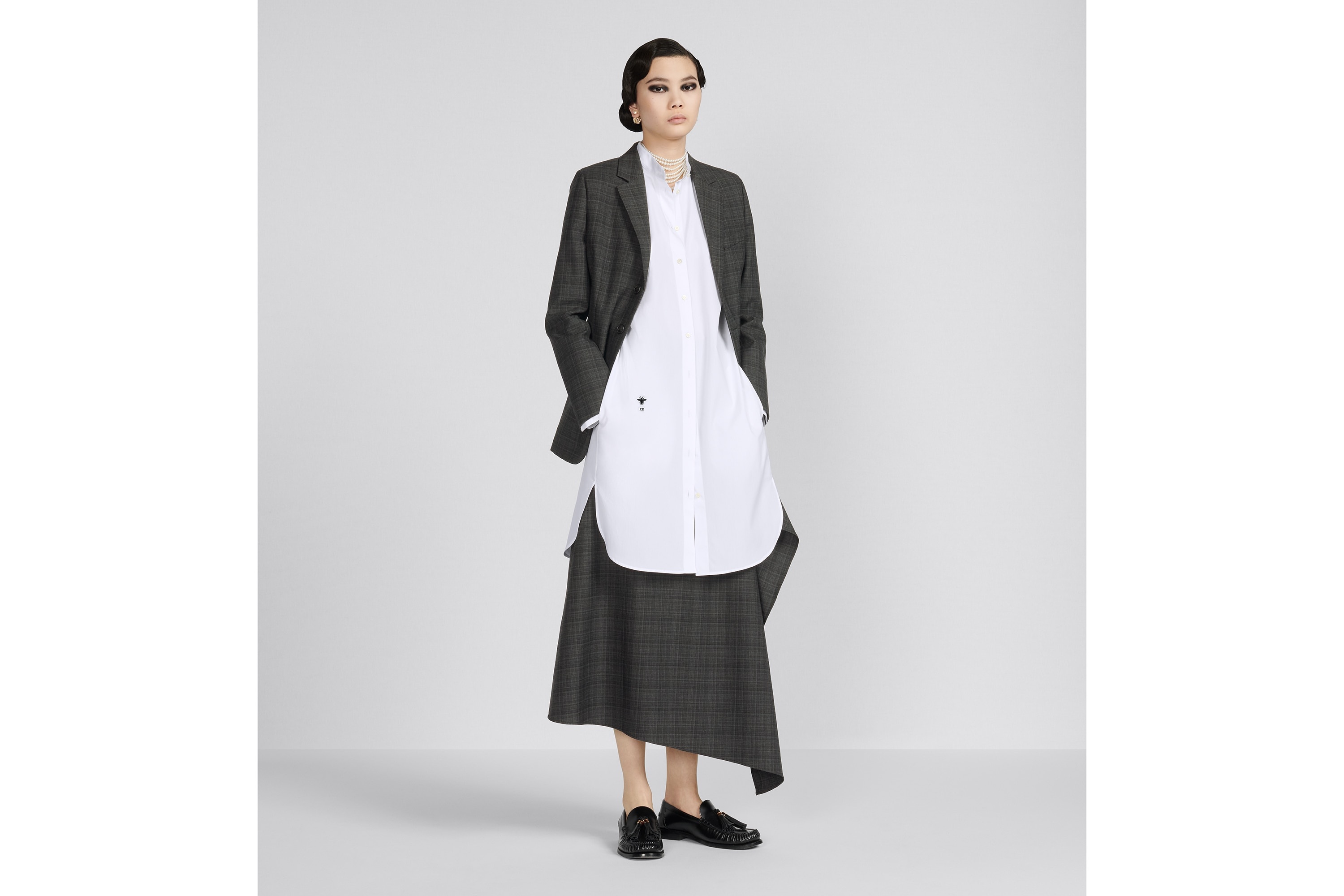 Mid-Length Draped Skirt - 4