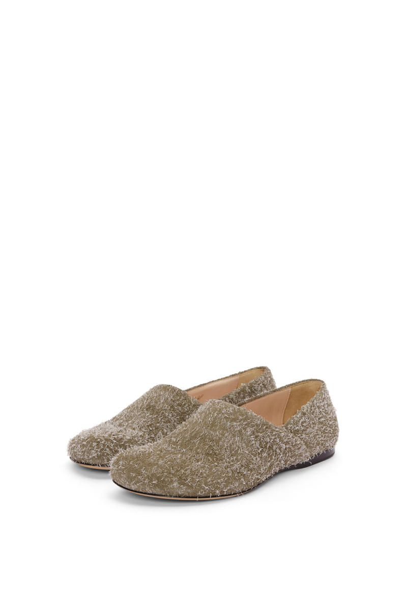 Loewe Campo slipper in brushed suede outlook