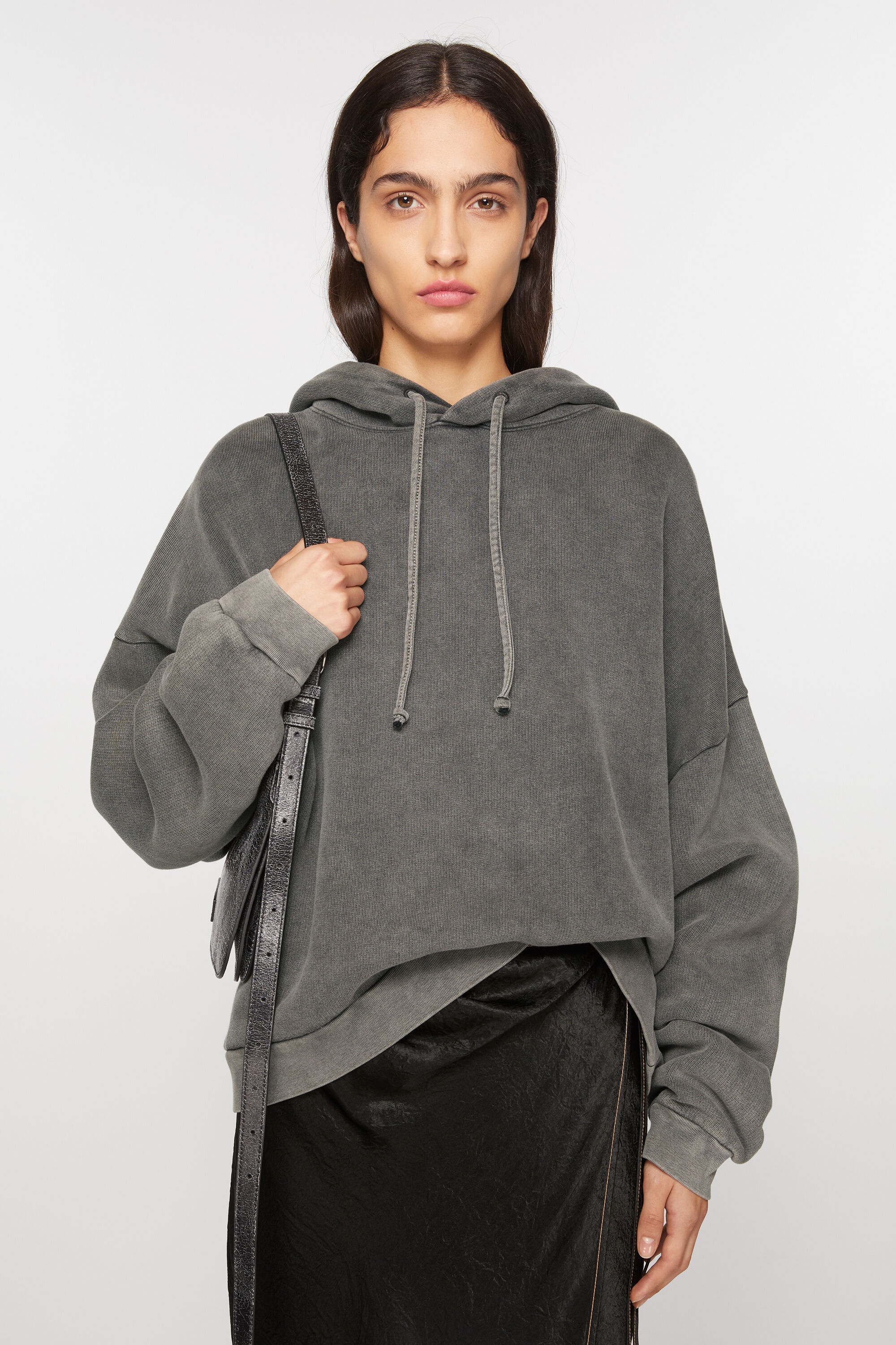 Hooded sweater logo patch - Faded black - 2