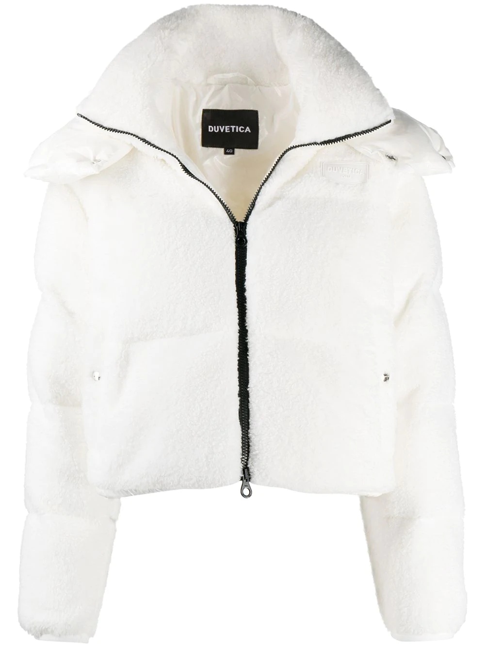 faux-shearling puffer jacket - 1