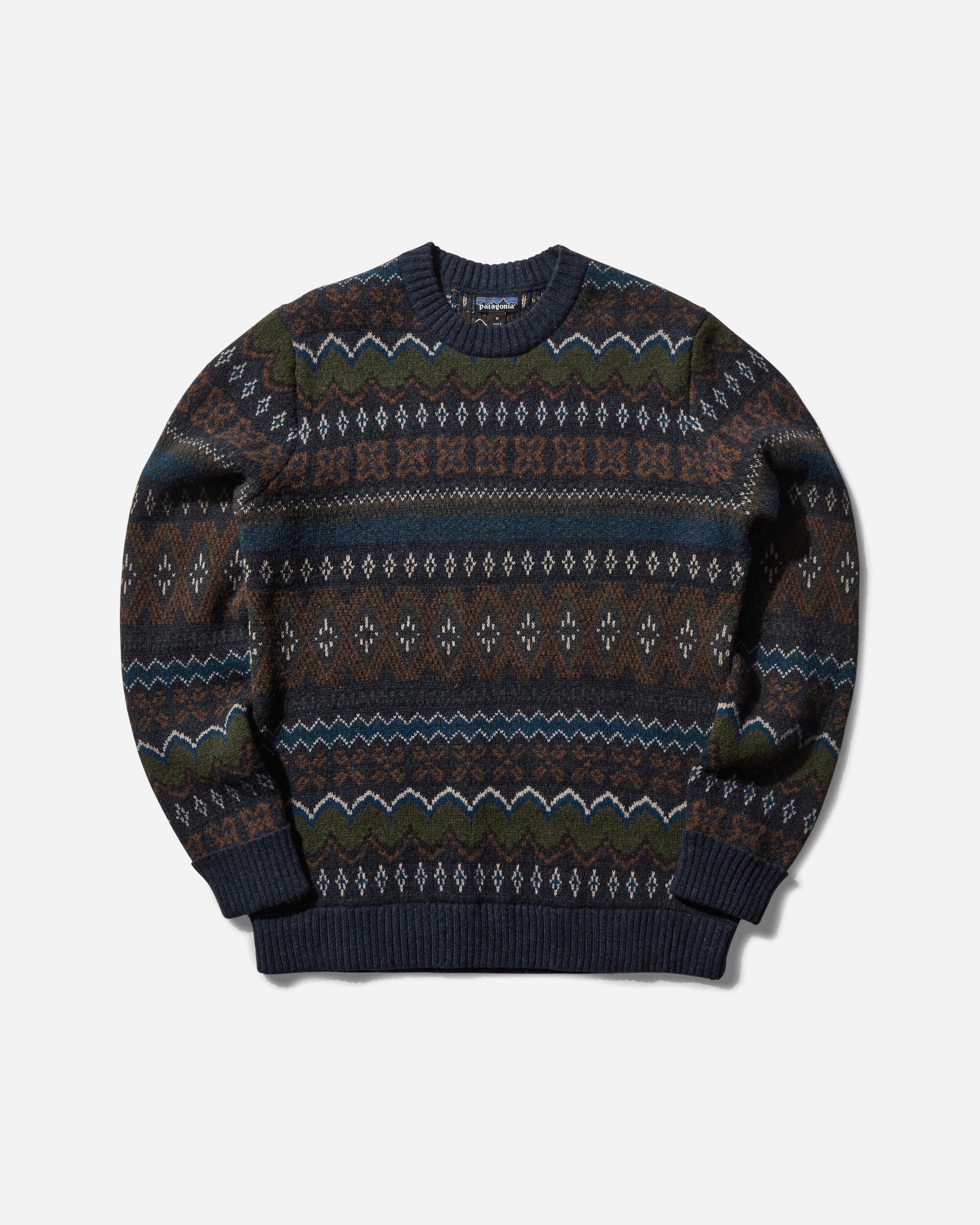 Recycled Wool-Blend Sweater Helmsman / Smolder Blue - 1