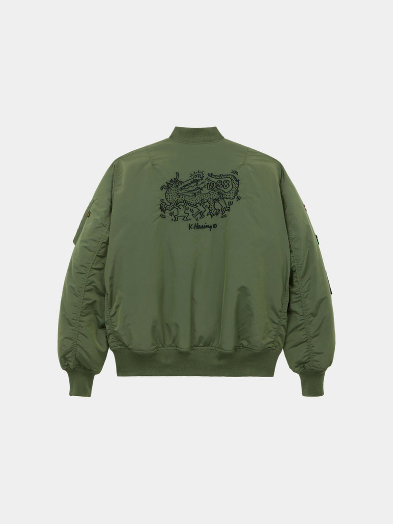 KEITH HARING X ALPHA MA-1 ALL REVERSIBLE 12