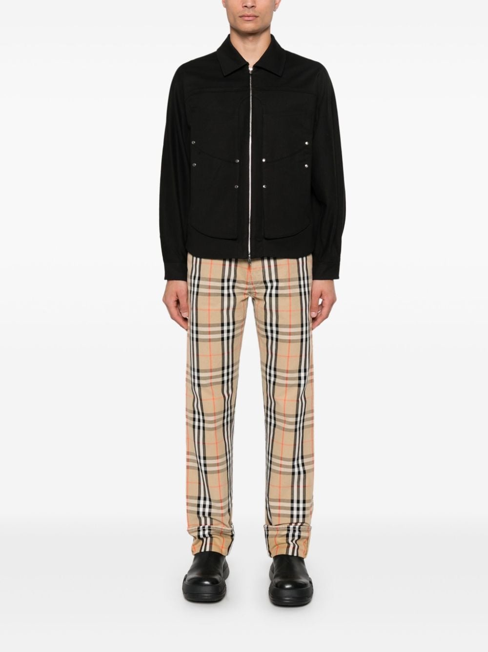 Burberry Check-print trousers - 2