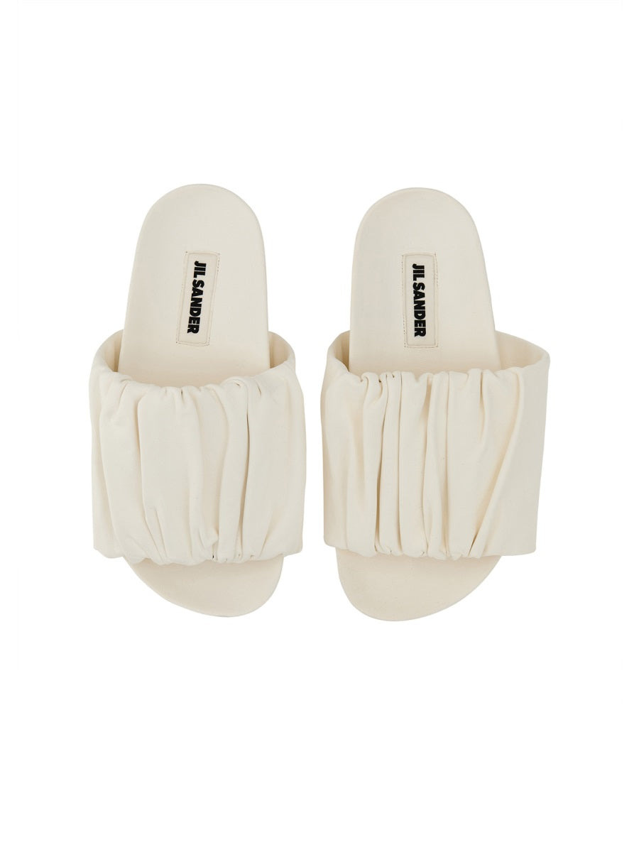 Jil Sander Women Low Leather Sandals - 2
