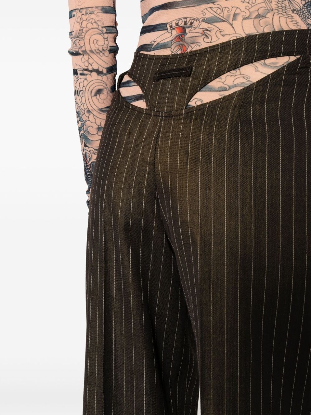 The Thong striped trousers - 5